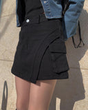 Lepe cargo mini skirt pants