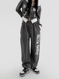 Lunte Lettering Jogger Pants