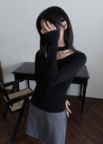 TIE NECK LONG SLEEVE