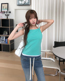 [U-BASIC] Poppy Basic Square Neck Sleeveless