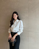 Tiens Puff Shirt Blouse