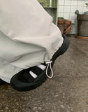 Heyou Summer Banding Wide Cargo Pants