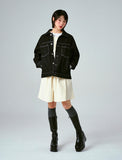 Stitch Washing Denim Jacket