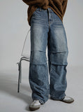 Parachute wide denim pants