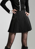 Mild Pleats Skirt Pants
