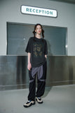 Peace Flower Pigment Short Sleeve T-Shirt