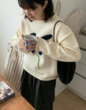 Ikind flower round knit