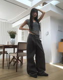 Jeube Rivet Cut Wide Pants