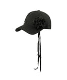 Stitch line corsage ball cap