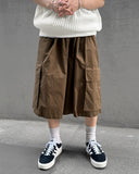 Balloon Cargo Bermuda Pants