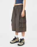 Kant cargo nylon capri pants