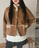 Most Fleece Hood Mustang Short Jacket