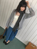 Selgni check pocket long sleeve shirt