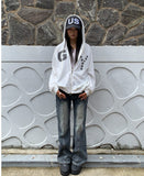 [MADE] Ruhe Incision Surgical Pocket Denim Washing Semi-Bootcut Long Pants