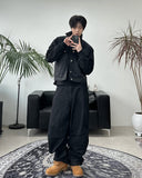 Repel Back Strap Denim Pants