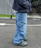 Agnal Cargo Balloon Jeans