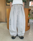 Saka cut banding string balloon cargo pants