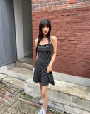 Merlo Dot Halter Neck Strap One Piece