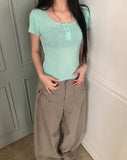 UL Ribbed Short Sleeve T-shirt