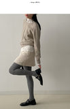 [Basic/wool 70%] Demure Roundneck Raglan Knit