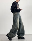 Dribble Vintage Balloon Denim Pants