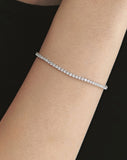 H edition Silver (W) Tennis Bracelet 2.0mm