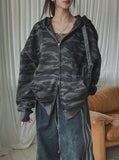 Kokia Camo Two Way Hooded Zip-Up