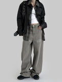 ECL Leather Shirt Jacket
