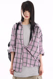 Madras big check over shirt