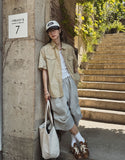 Rosie Two Tuck Bermuda Sweatpants