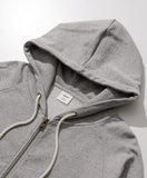 Round Cut Heavy Cotton Hoodie Zip Up
