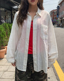 EZ Summer Stripe Overfit Shirt