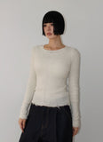 (WOOL) ROUGH DAMAGE KNIT