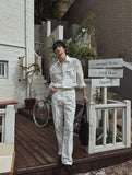 Take Belted Cotton Pants