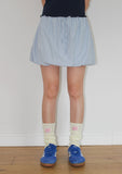 STRIPE BALLOON SKIRT