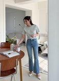 Waltz Slim Bootcut Denim Pants