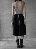 Backless Strap Padded Sleeveless