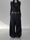 See-through handwarmer boatneck tee