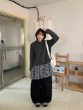 Koteni color matching high neck knit cardigan