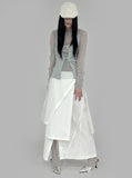 Ash Layered Wrap Skirt