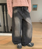 Mekoi Washing Pocket Denim Pants