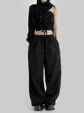 Eyelet Corset Tube Top