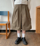 Kilp Pintuck Cargo Bermuda Pants