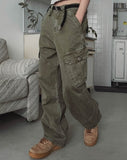 Mute Dying Wide Cargo Pants