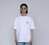 Blue Heart Cloud Smile Short Sleeve Tee
