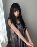 Deman Lace Flower Long Bustier OnePiece