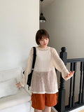 [unisex] Kelpid Summer Net See-through Knit