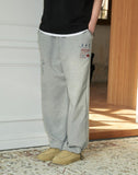 French Stitch Embroidered Sweatpants