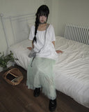 Fuggle Chiffon Tiered Long Skirt