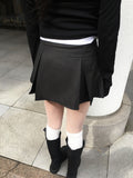 Lenon Pintuck Mini Pleated Skirt